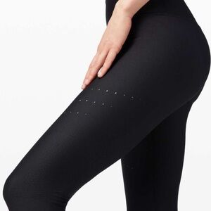 Lululemon Zoned In Black Crop 23"